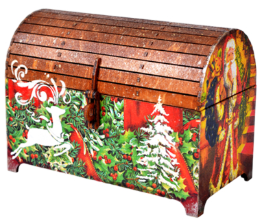 Сундучок  декупаж, 750 г