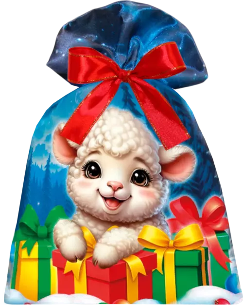 Мешочек атласный с барашком, 900 г